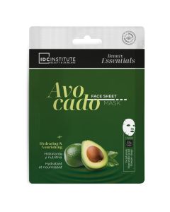 Face mask, IDC, Avocado, moisturizing and nourishing, 22 gr, 1 piece