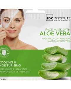 Face mask, IDC, Aloe Vera, refreshing and moisturizing, 22 gr, 1 piece