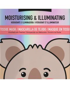 Face mask, IDC, Koala, Peach, moisturizing and brightening, 25 gr, 1 pie