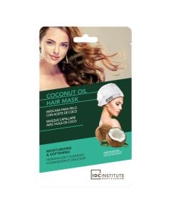 Hair mask, IDC, Coconut oil, hydration and softness, 40 gr, 1 piece