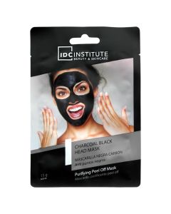 Black face mask, IDC, Charcoal, 15 gr, 1 piece