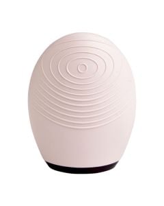 Electric facial cleansing brush, IDC, silicone, with battery, pink, 1 piece