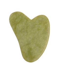 Facial massager, IDC, Gua Sha stones, natural, green, 1 piece
