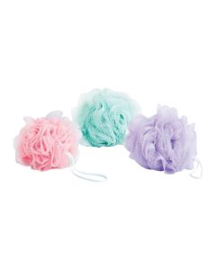 Shower sponge, IDC, polyethylene, 13 cm, mixed, 1 piece
