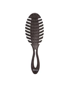 Hair comb, IDC, flexible, brown, 1 piece