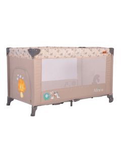Portable bed for children, Cangaroo, Africa, 1 level, 120x60 cm, beige, 15 kg, 1 piece