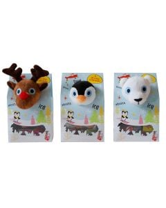 Playful winter animal box
