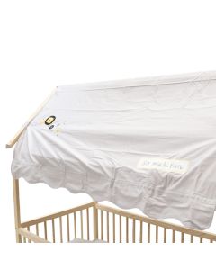 Canopy for children's bed, Luan, gray, 1 piece