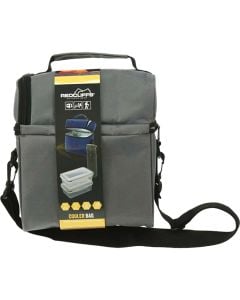 Food set, thermal bag+keyboard+thermus, polyester+pvc, blue/grey, 1 pack