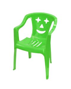 Chair for children, Jinnefer, green, 35x36.5x52 cm, polypropylene, 1 piece