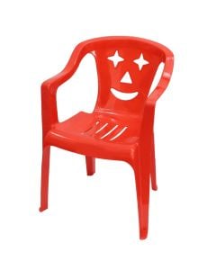 Chair for children, Jinnefer, red, 35x36.5x52 cm, polypropylene, 1 piece