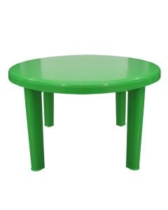 Table for children, Mini Roma, green, 89x89x50 cm, polypropylene, 1 piece