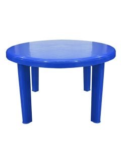 Table for children, Mini Roma, blue, 89x89x50 cm, polypropylene, 1 piece