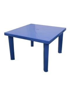 Table for children, Mini Roza, blue, 79x79x50 cm, polypropylene, 1 piece