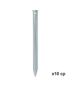 Camping accessories for your tent, 23 cm, iron, 10 pieces, 1 pack