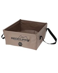 Foldable water container, brown, 20 lt, 1 piece