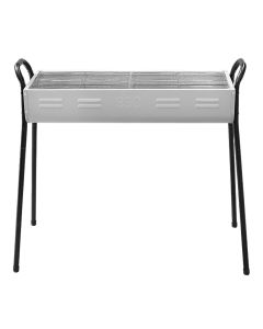 Charcoal barbecue, white, 70x25x67 cm, 1 piece