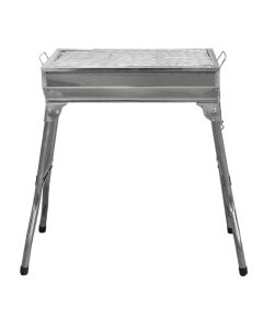 Portable barbecue, charcoal, gray, 45x30x56.5 cm, 1 piece