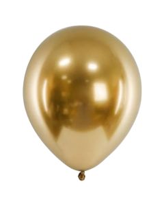 Balloons, Eco, cold gold, latex, 30 cm, 20 pieces, 1 package