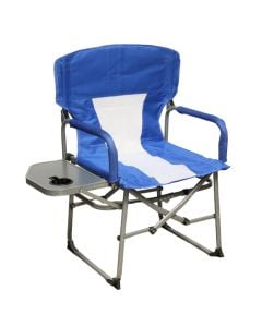 Camping chair, metal, 47x34x78 cm, blue, 1 piece