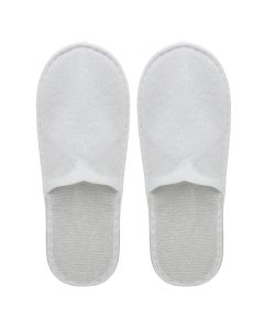 Hotel slippers, white, 1 pair