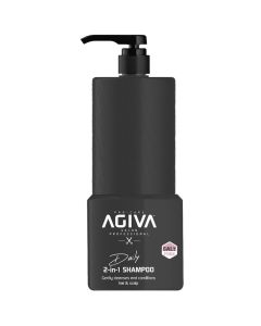 Shampoo and conditioner for hair, Agiva, 2 in 1, 800 ml, 1 piece