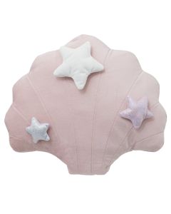 Decorative pillow for children, Mermaid, 40x35x8 cm, pink, 1 piece