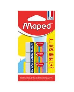 Rubber, Maped, Softy, 2+1, 1 pack