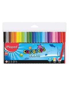 Water paint, Maped, Peps Ocean, 24 colors, 1 pack