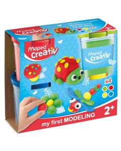 Plasticine, Maped, Pat Dough, Primary, 4x114 gr, 1 pack
