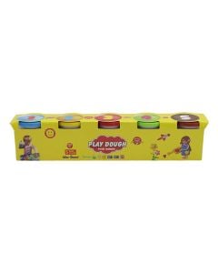 Plasticin, Play Dough, 5 colour, 1 pack