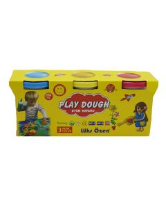 Plasticin, Play Dough, 3 colour, 1 pack