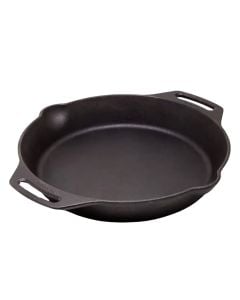 Cast iron pan, Petromax, 30 cm, with handles, black, 1 piece