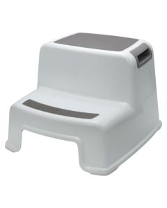Children's ladder, plastic, anti-slip, 33x36x26.5 cm, white/grey, 1 piece