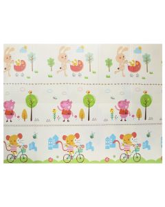 Folding carpet for children, 150x200 cm, mixed, 1 piece