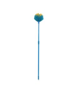 Cleaning brush for spiders, 1.5 m, blue/yellow, 1 piece