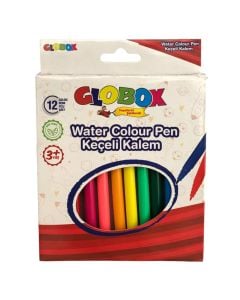 Watercolors, Globox, 12 colors, 1 pack