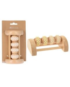 Foot massager, wooden, 1 piece