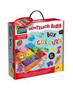 Lodër për fëmijë, Montessori baby, Box colours, 61 pjesë, 1-4 vjec, 1 copë