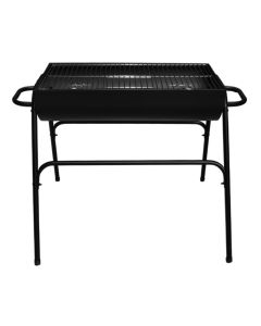 Charcoal barbecue, metal, 110x52x77 cm, black, 1 piece