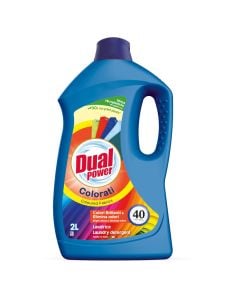 Liquid detergent for clothes, Dual, Color, 40 washes, 2 lt, 1 piece