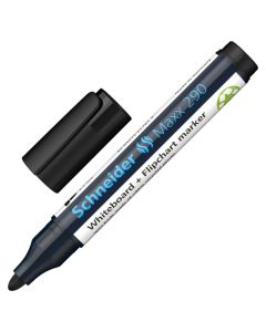 Whiteboard marker, Maxx, 290, black, 9001, Schenider, 1 piece