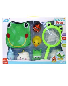 Children's Toy, "Bathroom Frog", 32.5x47x7.5 cm, yellow, 18m +, 1 piece