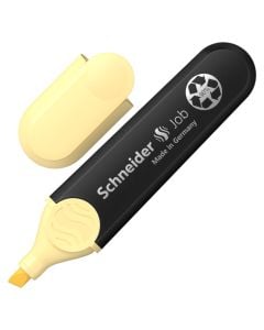 Highlighter, Job, pastel yellow, 1525, Schneider, 1 piece