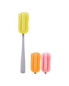 Cleaning sponge for glasses and bottles, Apex, plastic/sponge, 36x6x6 cm, mixed, 1 piece