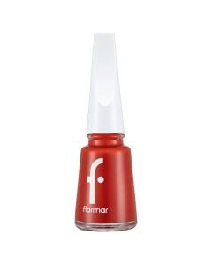 Nail polish, Flormar, Orange with red, 11 ml, FNE-560, 1 piece