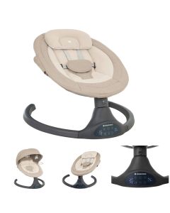 Children's lounge chair, Kikka Boo, Codie, beige, 0-6 months, 9 kg, 1 piece