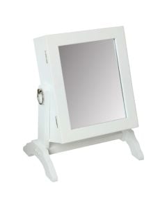 Mirror/ jewelry organizer, MDF, white, 22.5x15x28.3 cm, 1 piece