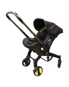 Car seat and stroller, with bag, 0-13 kg, black, 1 piece
