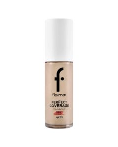Foundation, Flormar, Perfect, 130 light beige, spf 15, 1 piece